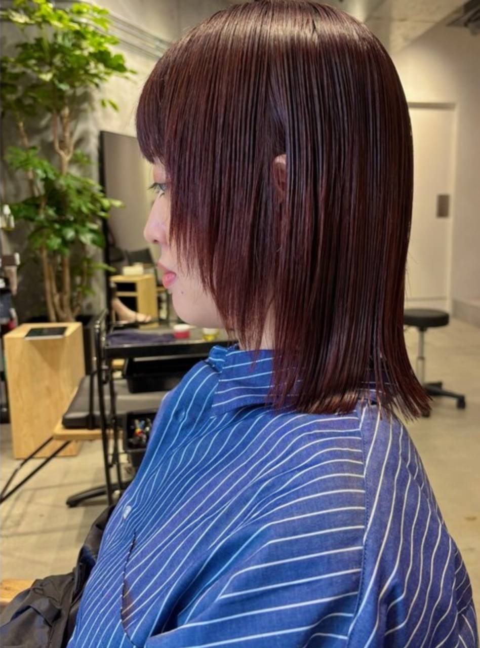 顔周りのレイヤーカットが人気です！ANNDER アンダー 自由が丘 美容室