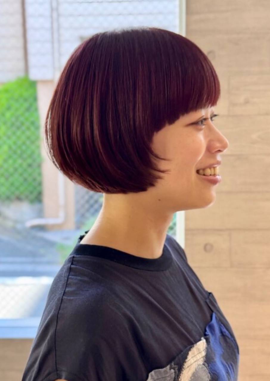 バルーンボブ×ワイドバング×ちょっぴりシャギー　wezer自由が丘美容室