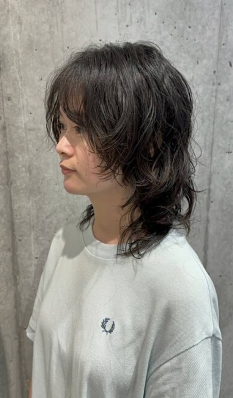 ウルフ×パーマで抜け感スタイル！ANNDER自由が丘美容室東京