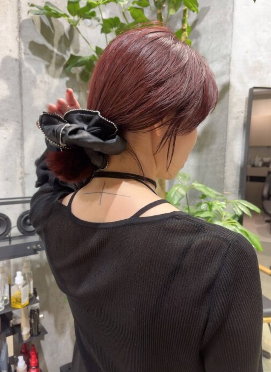 秋は暖色がかわいいかも！自由が丘美容室ANNDER東京