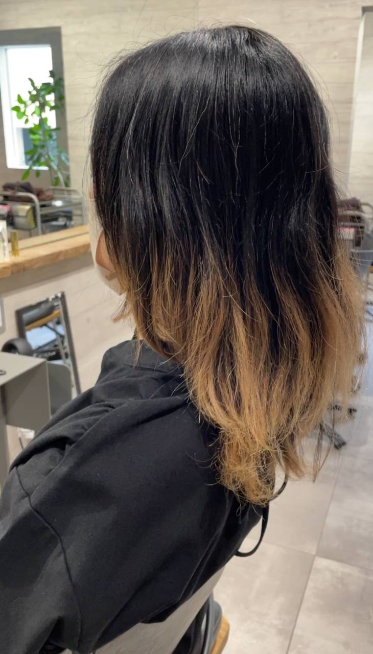 伸びきったブリーチ毛どうやって活かす?自由が丘の美容室ANNDER東京