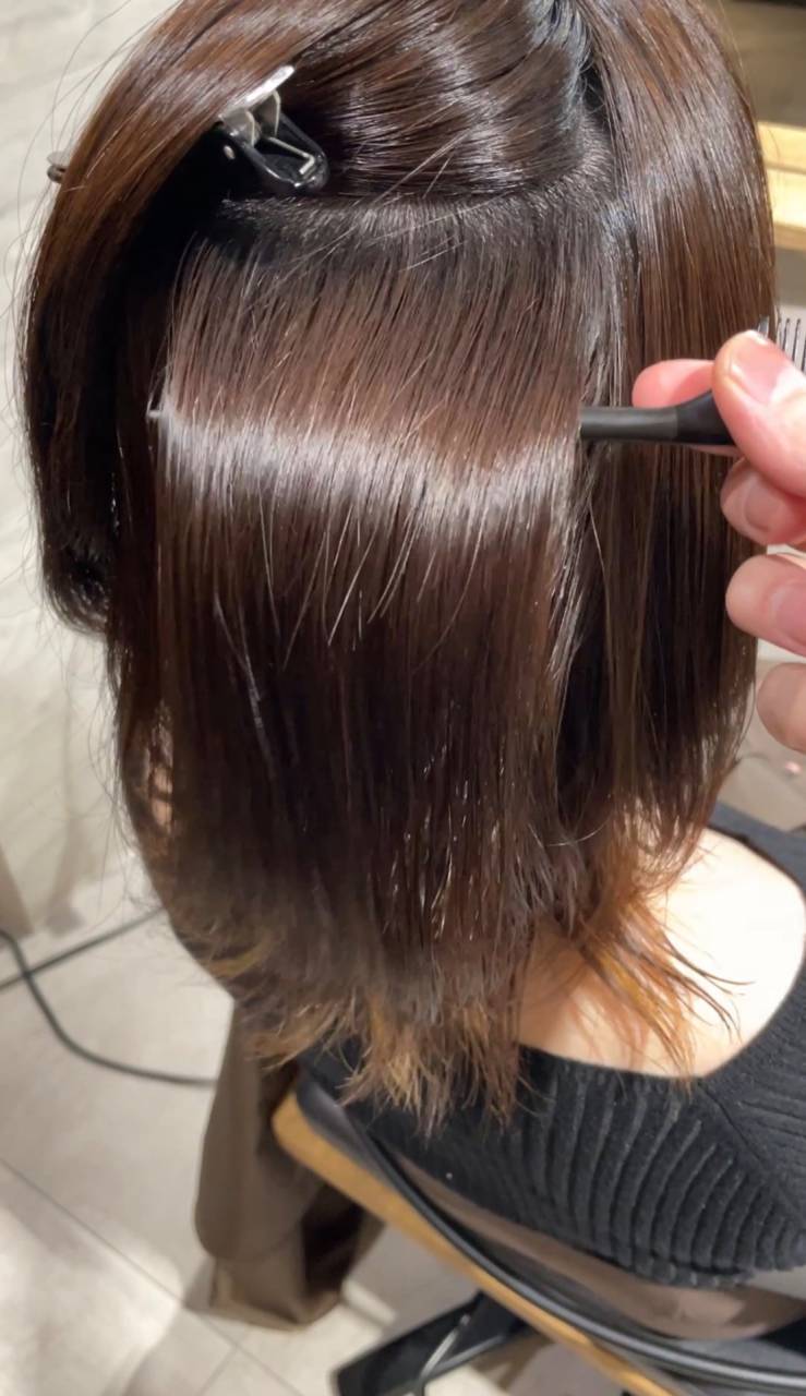 自由が丘で髪質改善TOKIOストレート！自由が丘の美容室ANNDER髪質改善