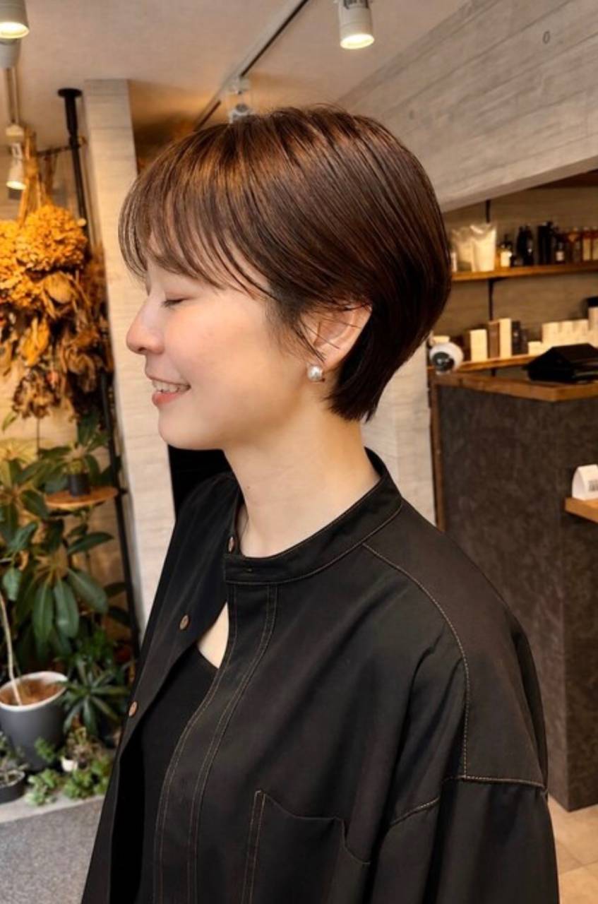 耳かけショートでスッキリ！自由が丘の美容室wezer