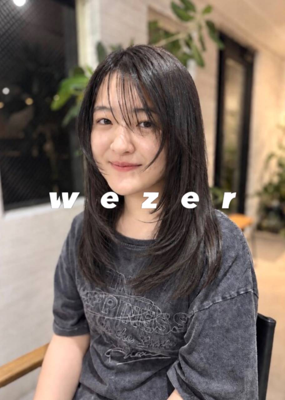 フェイスレイヤーで動きと軽やかさを！自由が丘の美容室wezer
