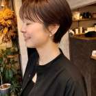 耳かけショートでスッキリ！自由が丘の美容室wezer